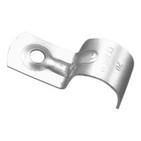 Clipsal - Cable Management, Half Saddle, 16mm Zinc Plated Metal