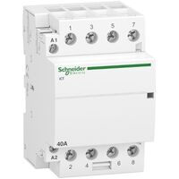 Acti9, Contactor, iCT, 4 poles, 4 NO, 40 A, 220..240 V AC