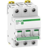 MAX9, Miniature Circuit-Breaker (MCB), 3P, 40A, C Curve, 6000A, 415V, Distribution