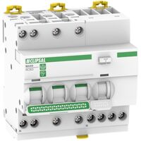 MAX9, Residual Current Breaker with Overcurrent Protection (RCBO), 3PN, 16A, 30mA, C Curve, 6000A, A Type, 5 MOD