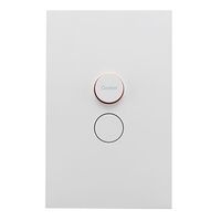 Saturn Zen, Cooker Switch, Double Pole, 32A,250V - Zen White