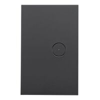 Saturn Zen, Grid and Cover, 1 Gang, Less Mechanism - Zen Black