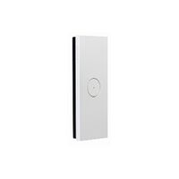 Saturn Zen, push-button Architrave Switch, LED, 1 Gang, 250V, 16AX/20A - Zen White