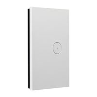 Saturn Zen, Grid and Cover, 1 Gang, Less Mechanism - Zen White