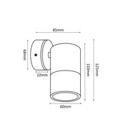 Fixed Down Solid Copper IP65