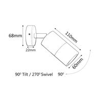 Single Adjustable SS316 IP65