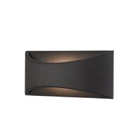 6w LED Wall Light Black