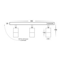 2 Lights On The Bar White