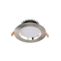 15w Cutout 90-120 Satin Chrome Tri Color