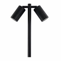Long Garden Spike 1m Black Two Heads
