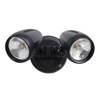 LED Double Without Sensor Black Tri Color