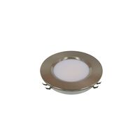 Cabinet Light 3w Satin Chrome Tri Color Cutout 57mm