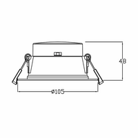 Built In Driver 90 Cutout Non Dimmable