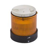 Harmony XVB, Indicator bank, illuminated unit, plastic, orange, 70mm, steady, bulb or LED not included, 250V