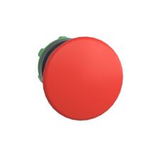 Harmony XB5, Head for non illuminated pushbutton, plastic, red, mushroom 40mm, 22mm, spring return