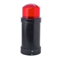 Harmony XVB, Indicator bank, illuminated unit, plastic, red, 70mm, integral flash discharge tube, 5joule, 230V AC