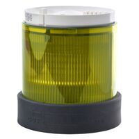 Harmony XVB, Indicator bank, illuminated unit, plastic, yellow, 70mm, steady, bulb or LED not included, 250V