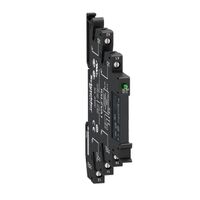 Harmony Electromechanical Relays, Slim interface relay pre assembled, 6A, 1CO, with LED, screw connectors, 24V AC DC