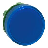 Harmony XB5, Head for Pilot light, plastic, blue, 22mm, universal LED, plain lens