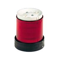 Harmony XVB, Indicator bank, illuminated unit, plastic, red, 70mm, flashing, integral LED, 24V AC/DC