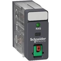Harmony Electromechanical Relays, Interface plug in relay, 5A, 2CO, with LED, lockable test button, 230V AC
