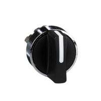 Harmony XB4, Selector switch head, metal, black, 22mm, 2 positions, stay put