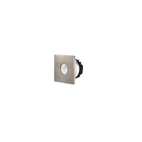 3w LED Step Light Satin Chrome Tri Color