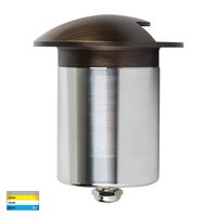 Viale Antique Brass TRI Colour LED Single Driveway Light