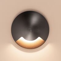 Viale Graphite Coloured Brass TRI Colour LED Single Driveway Light