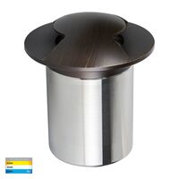 Viale Antique Brass TRI Colour LED Double Driveway Light