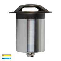 Viale Antique Brass TRI Colour LED Four Way Driveway Light