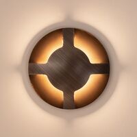 Viale Antique Brass TRI Colour LED Four Way Driveway Light