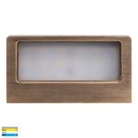 Ridge Solid Bronze LED Step Light