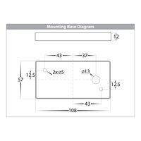 Ridge Solid Bronze LED Step Light
