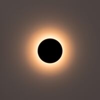 Halo Black TRI Colour LED Wall Light