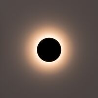 Halo Black TRI Colour LED Wall Light