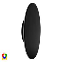 Halo Black RGBW LED Wall Light