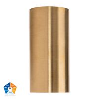 Aries Solid Brass Fixed Down LED Wall Light