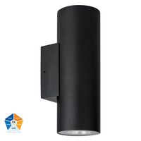 Aries Aluminium Black Up & Down LED Wall Light