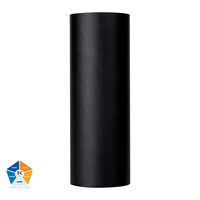 Aries Aluminium Black Up & Down LED Wall Light