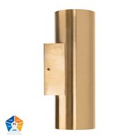 Aries Solid Brass Up & Down LED Wall Light