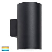 Porter Large Black Up & Down LED Wall Light