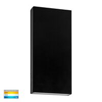 Essil Black Up & Down LED Wall Light