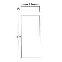 Essil White Up & Down LED Wall Light