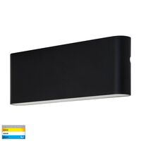 Lisse Black Fixed Down LED Wall Light