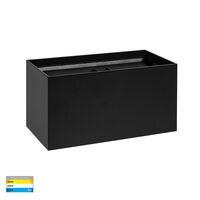 Versa Black Square Up & Down Wall Light