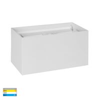 Versa White Square Up & Down Wall Light