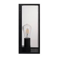 Bayside Large 316 Stainless Steel Black Wall Light