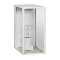 Bayside Large 316 Stainless Steel White Wall Light