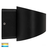 Luxe Black TRI Colour Up & Down LED Wall Light